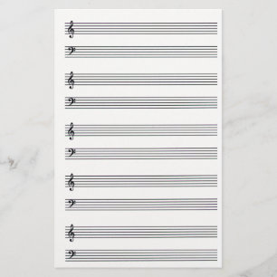 Papelería Efectos de escritorio alineados música que