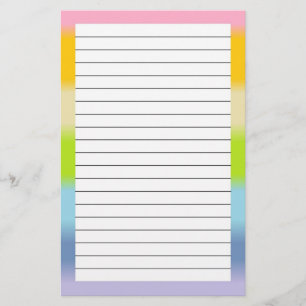 Papelería Efectos de escritorio alineados pastel
