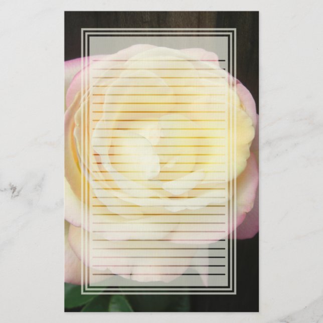 Papelería Efectos de escritorio alineados rosa de la paz (Anverso)