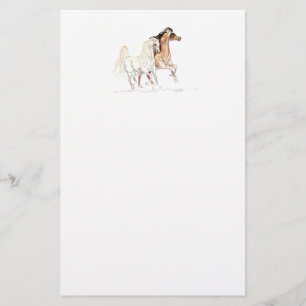 Papelería Efectos de escritorio árabes del caballo