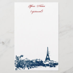 Papelería Efectos de escritorio artsy de la torre Eiffel del