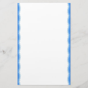 Papelería Efectos de escritorio azules de la frontera de las