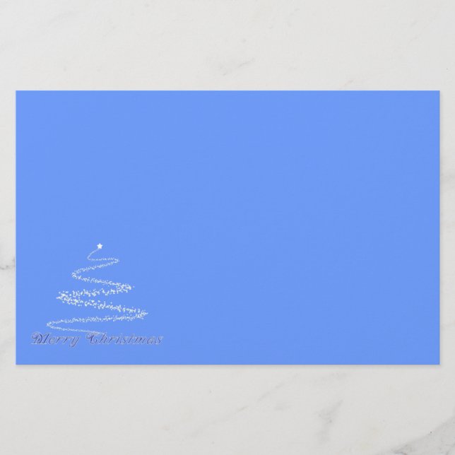 Papelería Efectos de escritorio azules de las Felices (Anverso)