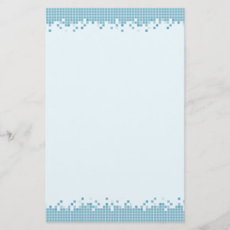 Papelería Efectos de escritorio azules de los pixeles