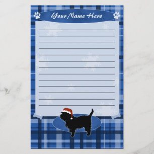 Papelería Efectos de escritorio azules del Affenpinscher del