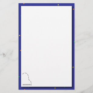 Papelería Efectos de escritorio azules del decreto del piano