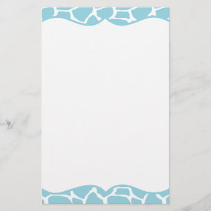 Papelería Efectos de escritorio azules del estampado de