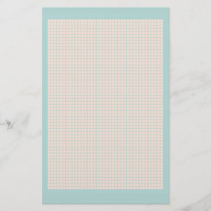Papelería Efectos de escritorio azules y rosados del huevo