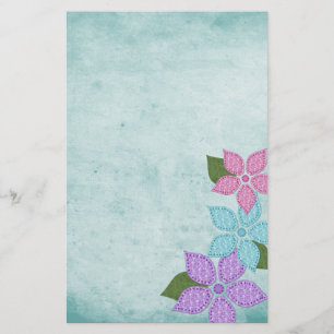 Papelería Efectos de escritorio banales florales