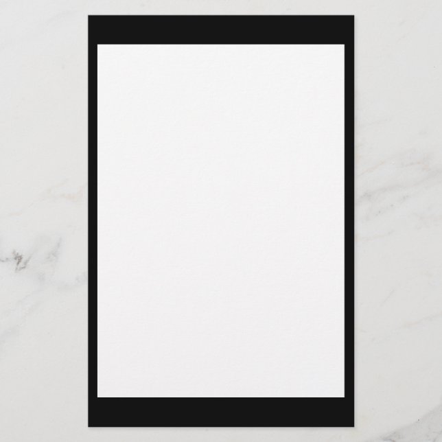 Papelería Efectos de escritorio blancos y negros (Anverso)