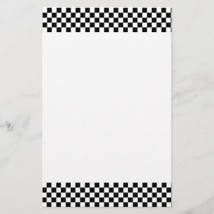Papelería Efectos de escritorio blancos y negros del tablero