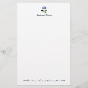 Papelería Efectos de escritorio botánicos del Hydrangea