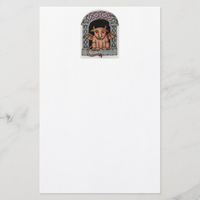 Papelería Efectos de escritorio célticos del Gargoyle (Anverso)