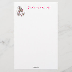 Papelería Efectos de escritorio con los capullos de rosa