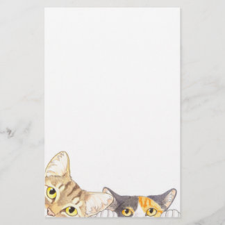 Papelería Efectos de escritorio curiosos de los gatos