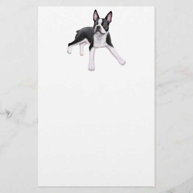 Papelería Efectos de escritorio de Boston Terrier (Anverso)