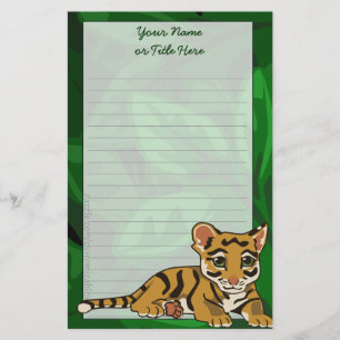 Papelería Efectos de escritorio de Cub de tigre