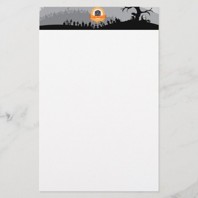 Papelería Efectos de escritorio de Halloween Hallowiggles (Anverso)