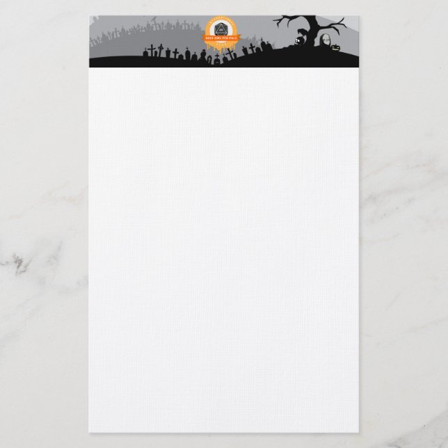 Papelería Efectos de escritorio de Halloween Hallowiggles (Anverso)