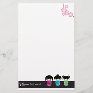 Papelería Efectos de escritorio de Kokeshi