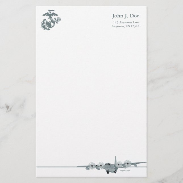 Papelería Efectos de escritorio de la aviación del USMC (Anverso)