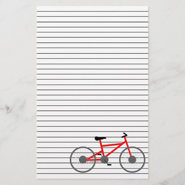 Papelería Efectos de escritorio de la bicicleta (Anverso)