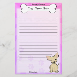 Papelería Efectos de escritorio de la chihuahua del