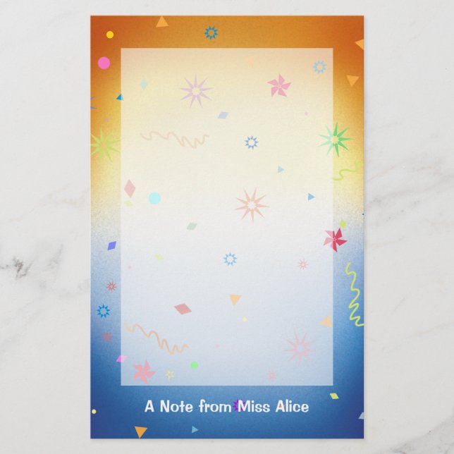 Papelería Efectos de escritorio de la diversión (Anverso)