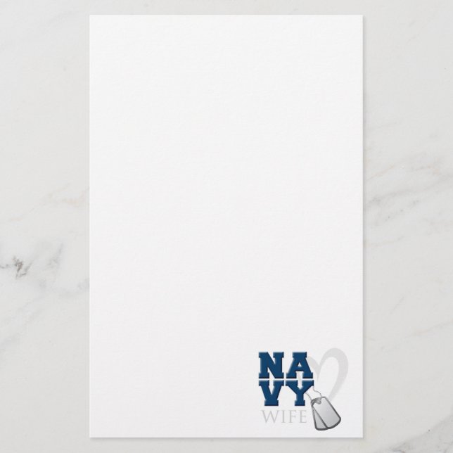 Papelería Efectos de escritorio de la esposa de la MARINA (Anverso)