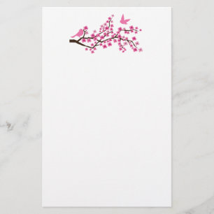 Papelería Efectos de escritorio de la flor de cerezo