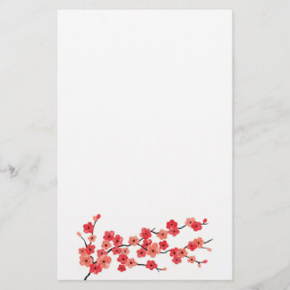 Papelería Efectos de escritorio de la flor de cerezo