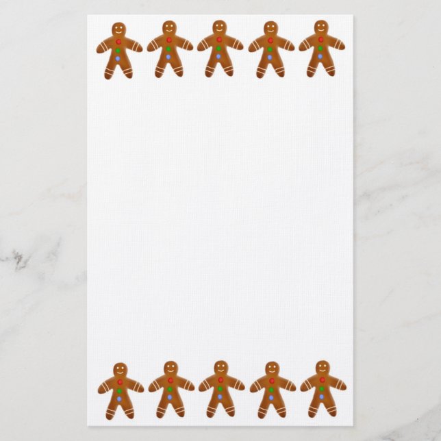 Papelería Efectos de escritorio de la galleta del hombre de (Anverso)