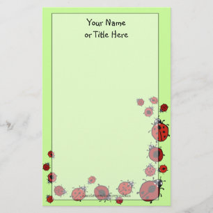 Papelería Efectos de escritorio de la mariquita