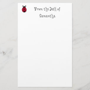 Papelería Efectos de escritorio de la mariquita
