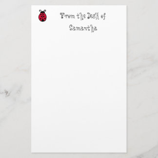 Papelería Efectos de escritorio de la mariquita