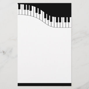 Papelería Efectos de escritorio de la música del teclado de