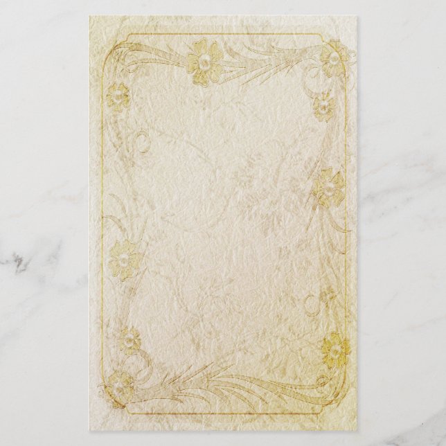 Papelería efectos de escritorio de la Pergamino-mirada (Anverso)