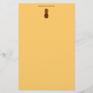 Papelería Efectos de escritorio de la piña