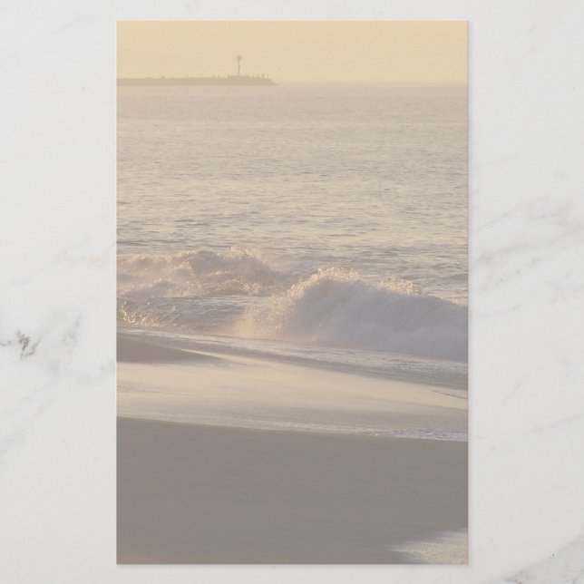 Papelería Efectos de escritorio de la playa del amanecer (Anverso)