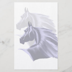 Papelería Efectos de escritorio de la silueta del caballo
