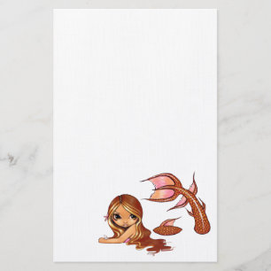 Papelería "Efectos de escritorio de la sirena de Sunkissed"