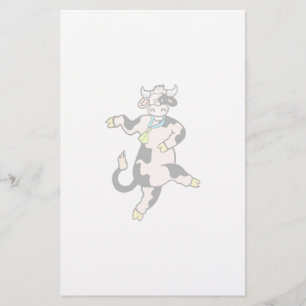 Papelería Efectos de escritorio de la vaca del baile