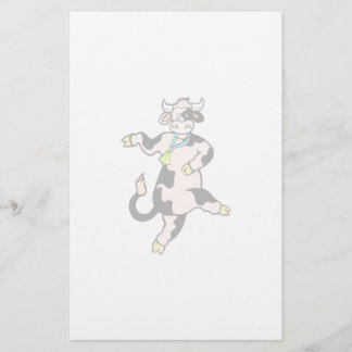 Papelería Efectos de escritorio de la vaca del baile