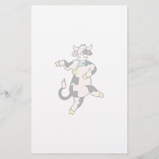 Papelería Efectos de escritorio de la vaca del baile (Anverso)