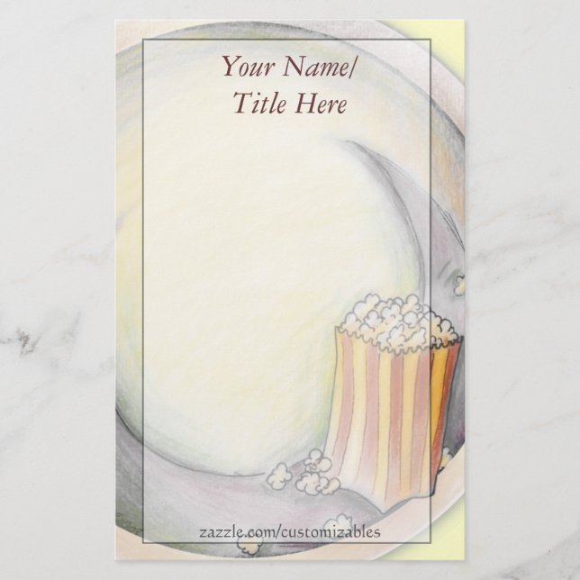 Papelería Efectos de escritorio de las palomitas (Anverso)