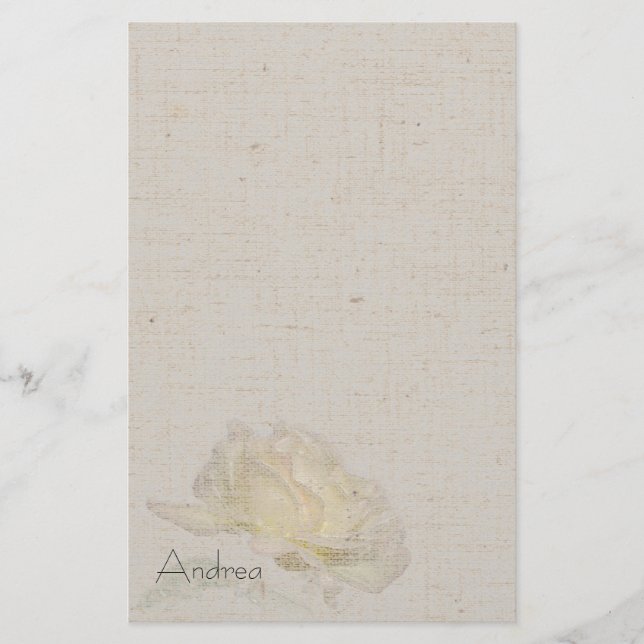 Papelería Efectos de escritorio de lino de la mirada del (Anverso)