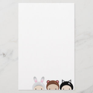 Papelería Efectos de escritorio de los animales del bebé de