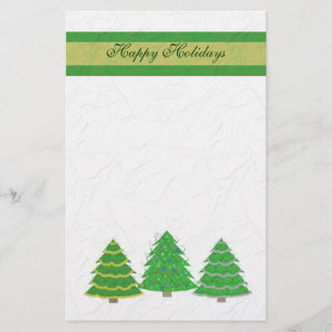 Papelería Efectos de escritorio de los árboles de navidad