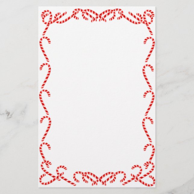 Papelería Efectos de escritorio de los bastones de caramelo (Anverso)