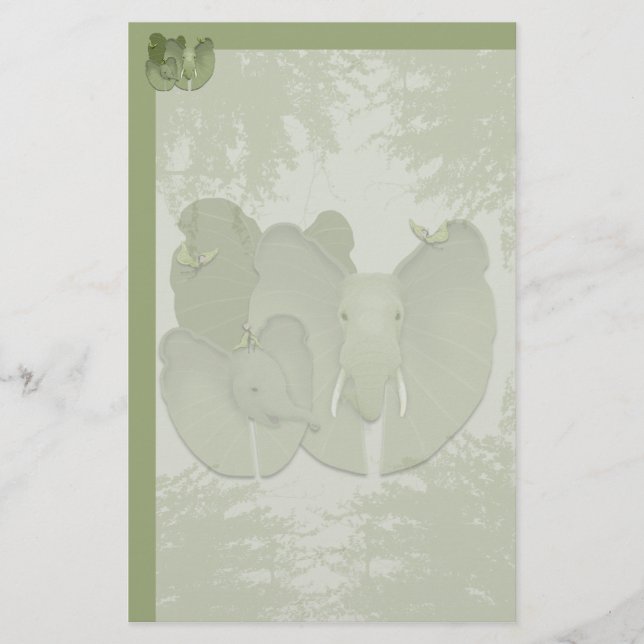 Papelería Efectos de escritorio de los oídos de elefante (Anverso)